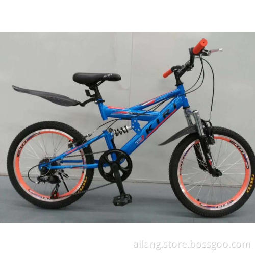 Children and adolescents mountain bike